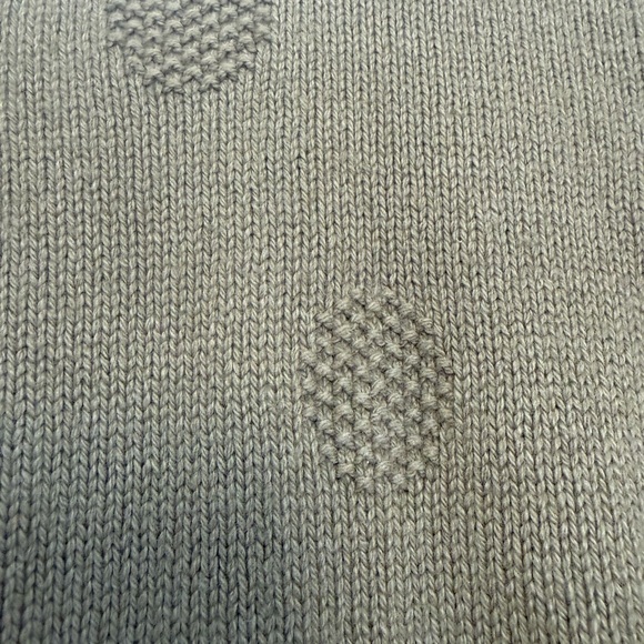 Madewell Vintage Green Dotted Eaton Puff-Sleeve Pullover Sweater Size XS - Picture 6 of 7